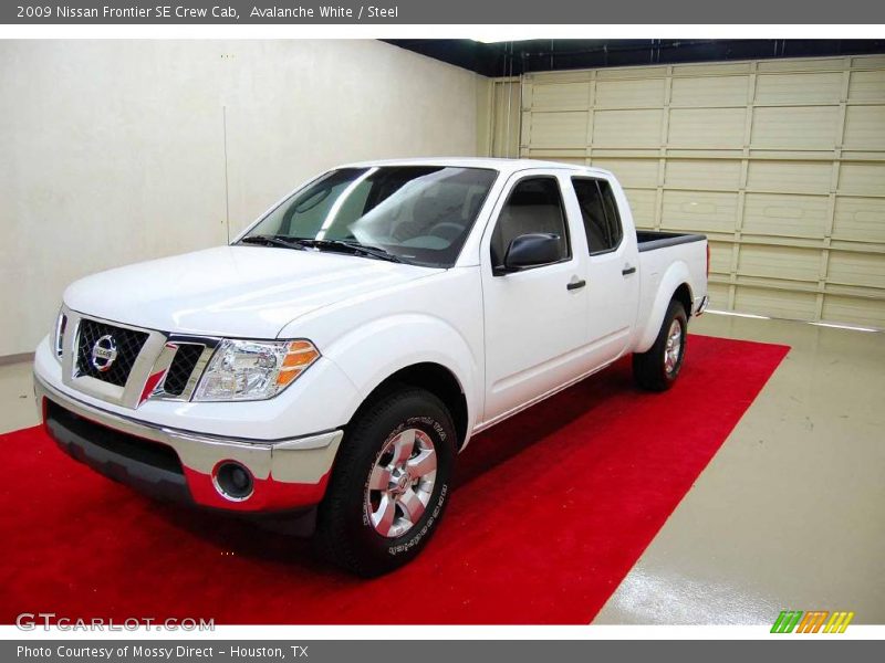 Avalanche White / Steel 2009 Nissan Frontier SE Crew Cab