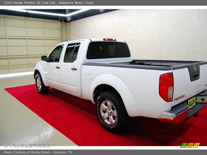 Avalanche White / Steel 2009 Nissan Frontier SE Crew Cab