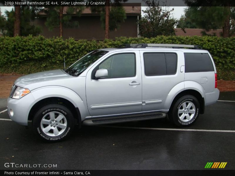 Silver Lightning / Graphite 2009 Nissan Pathfinder SE 4x4