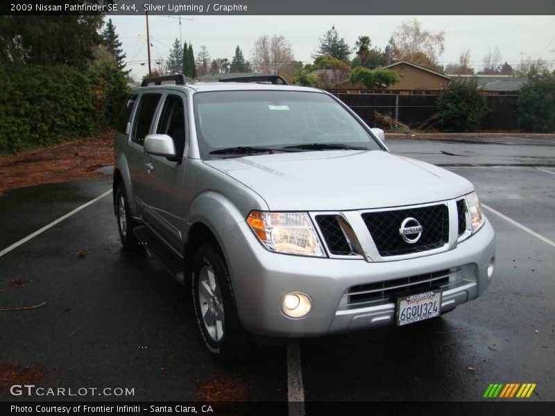 Silver Lightning / Graphite 2009 Nissan Pathfinder SE 4x4