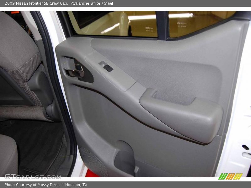 Avalanche White / Steel 2009 Nissan Frontier SE Crew Cab