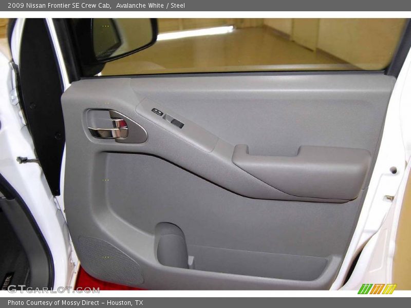 Avalanche White / Steel 2009 Nissan Frontier SE Crew Cab