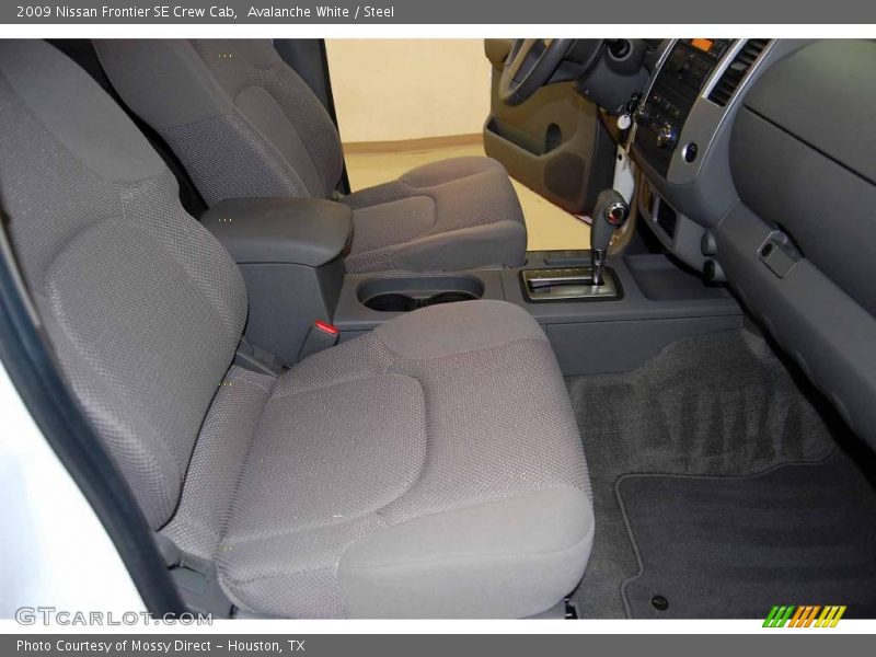 Avalanche White / Steel 2009 Nissan Frontier SE Crew Cab
