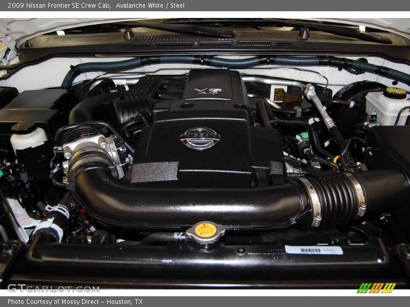 Avalanche White / Steel 2009 Nissan Frontier SE Crew Cab