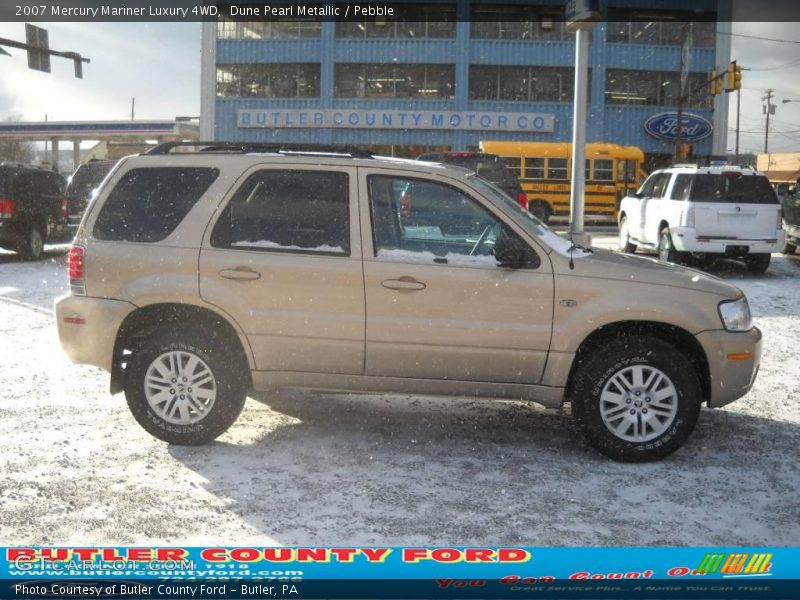 Dune Pearl Metallic / Pebble 2007 Mercury Mariner Luxury 4WD