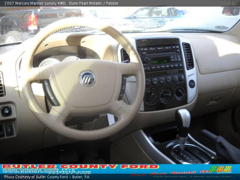 Dune Pearl Metallic / Pebble 2007 Mercury Mariner Luxury 4WD