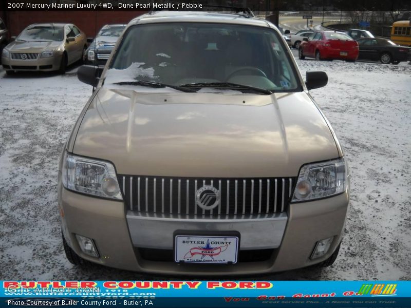 Dune Pearl Metallic / Pebble 2007 Mercury Mariner Luxury 4WD