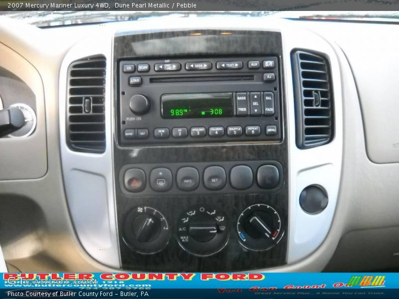 Dune Pearl Metallic / Pebble 2007 Mercury Mariner Luxury 4WD
