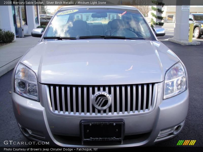 Silver Birch Metallic / Medium Light Stone 2008 Mercury Sable Sedan