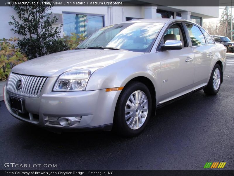 Silver Birch Metallic / Medium Light Stone 2008 Mercury Sable Sedan