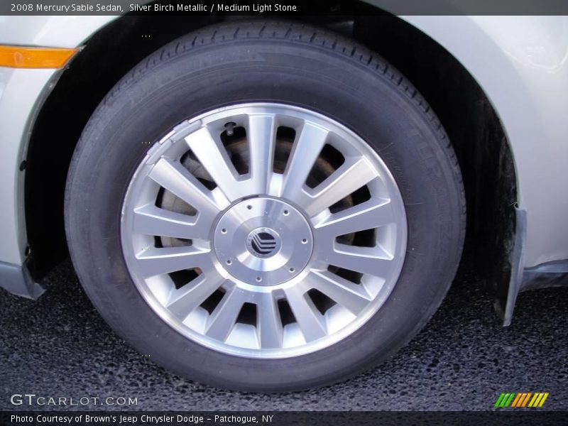 Silver Birch Metallic / Medium Light Stone 2008 Mercury Sable Sedan