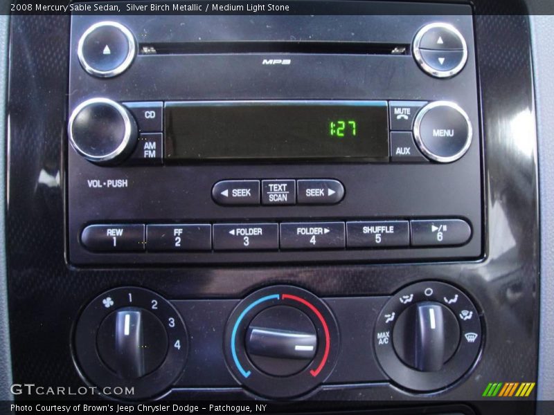 Silver Birch Metallic / Medium Light Stone 2008 Mercury Sable Sedan