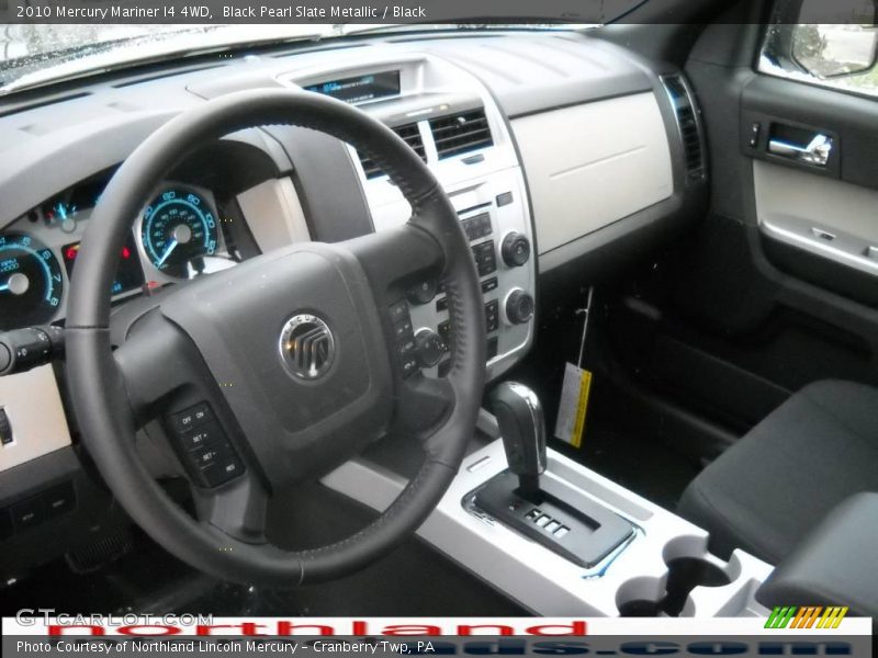 Black Pearl Slate Metallic / Black 2010 Mercury Mariner I4 4WD