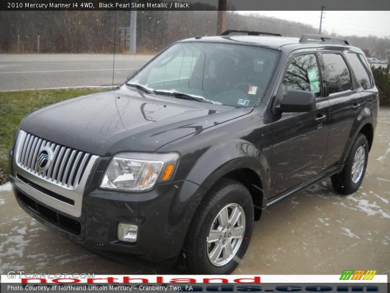 Black Pearl Slate Metallic / Black 2010 Mercury Mariner I4 4WD