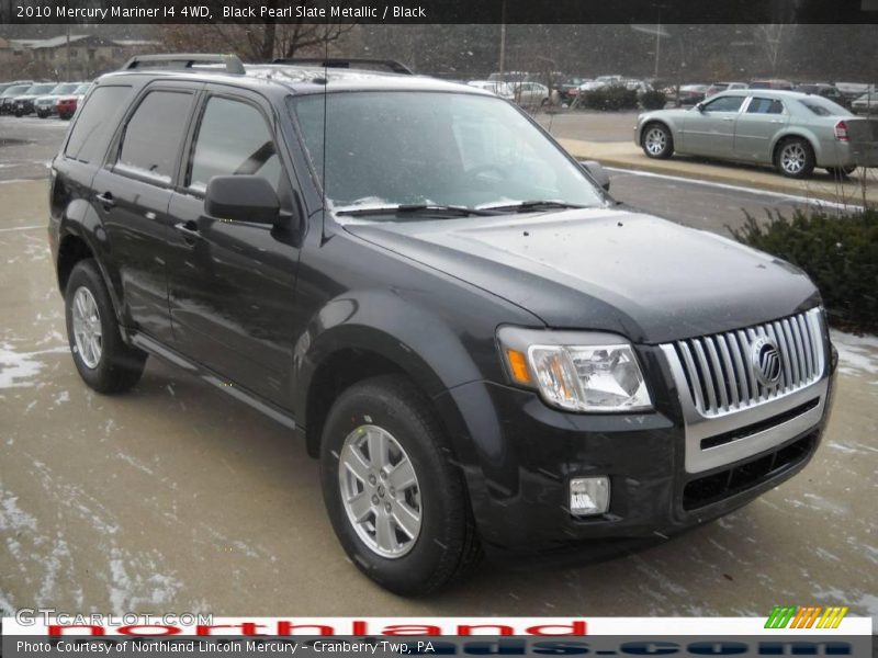Black Pearl Slate Metallic / Black 2010 Mercury Mariner I4 4WD