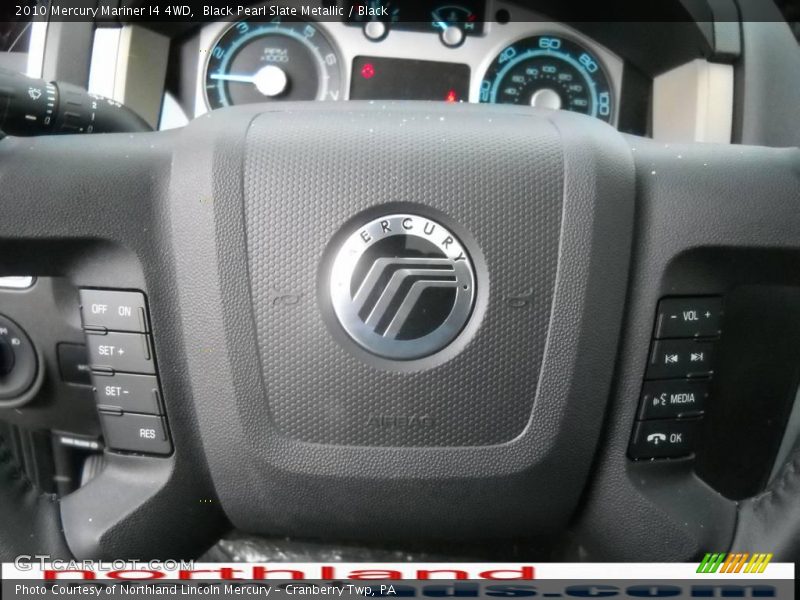 Black Pearl Slate Metallic / Black 2010 Mercury Mariner I4 4WD