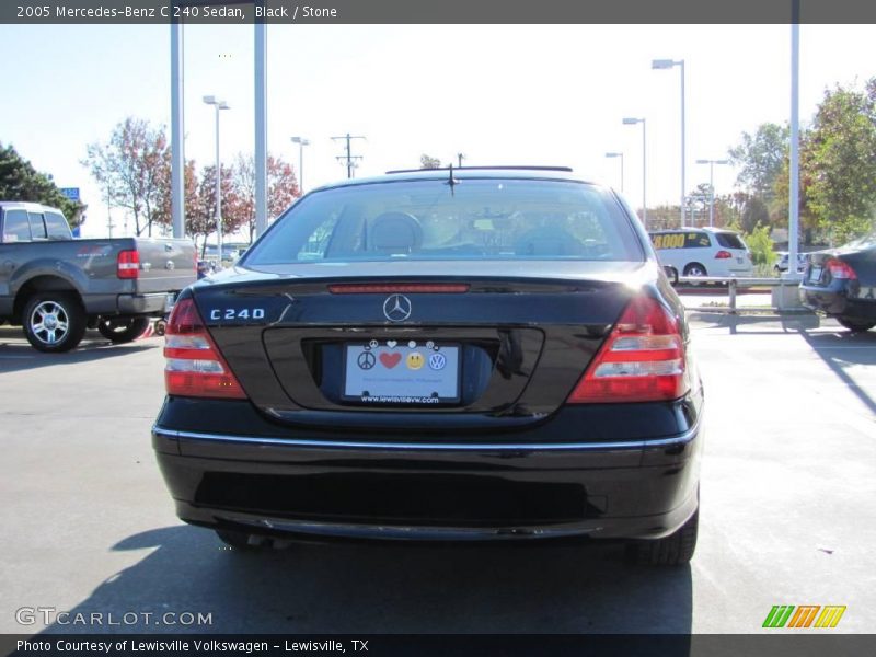 Black / Stone 2005 Mercedes-Benz C 240 Sedan