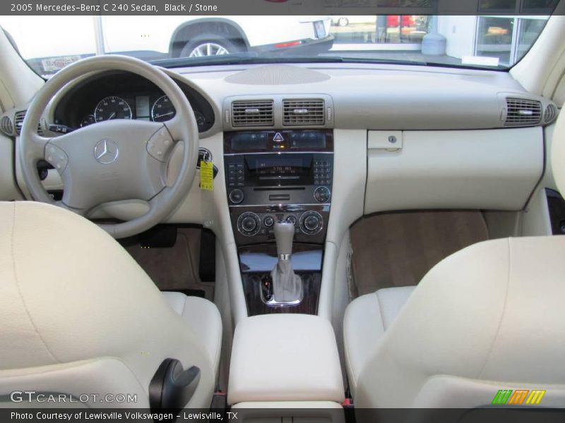 Black / Stone 2005 Mercedes-Benz C 240 Sedan