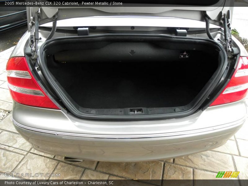 Pewter Metallic / Stone 2005 Mercedes-Benz CLK 320 Cabriolet