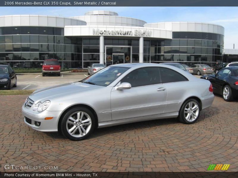 Silver Metallic / Charcoal 2006 Mercedes-Benz CLK 350 Coupe