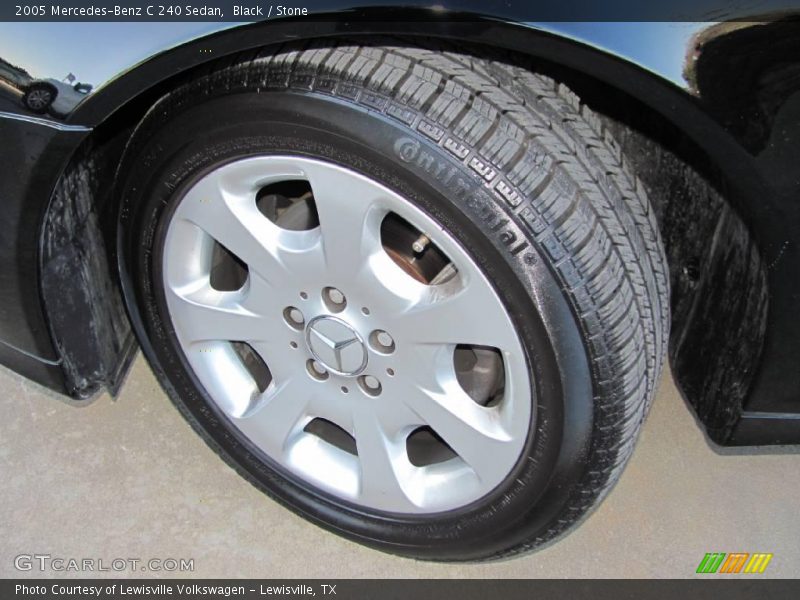 Black / Stone 2005 Mercedes-Benz C 240 Sedan