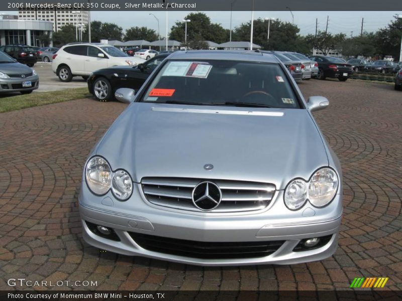 Silver Metallic / Charcoal 2006 Mercedes-Benz CLK 350 Coupe