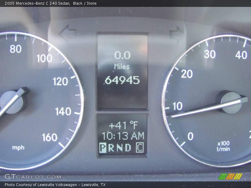 Black / Stone 2005 Mercedes-Benz C 240 Sedan