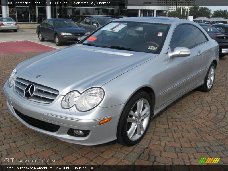 Silver Metallic / Charcoal 2006 Mercedes-Benz CLK 350 Coupe