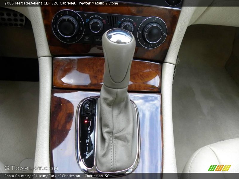 Pewter Metallic / Stone 2005 Mercedes-Benz CLK 320 Cabriolet