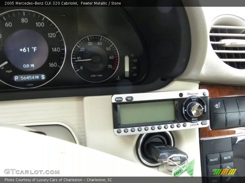 Pewter Metallic / Stone 2005 Mercedes-Benz CLK 320 Cabriolet
