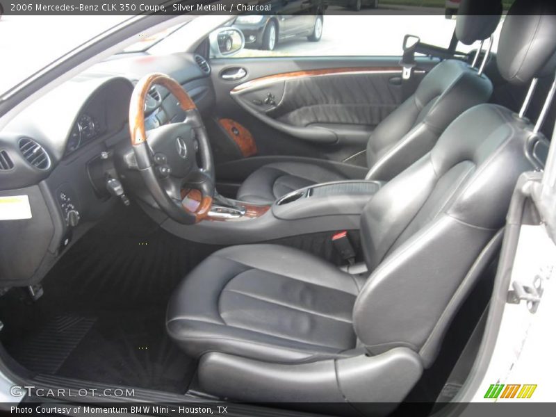 Silver Metallic / Charcoal 2006 Mercedes-Benz CLK 350 Coupe