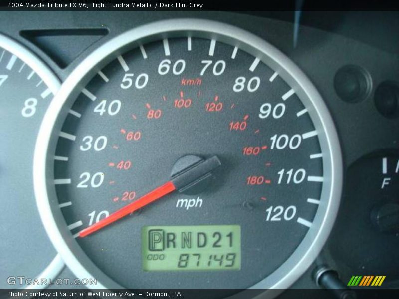 Light Tundra Metallic / Dark Flint Grey 2004 Mazda Tribute LX V6