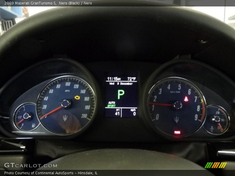 Nero (Black) / Nero 2009 Maserati GranTurismo S