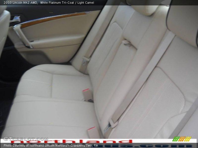 White Platinum Tri-Coat / Light Camel 2010 Lincoln MKZ AWD