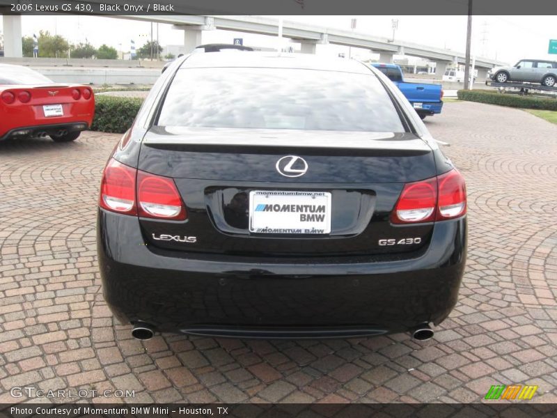 Black Onyx / Black 2006 Lexus GS 430