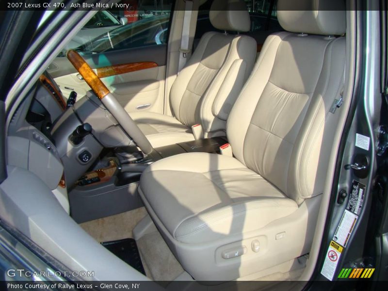 Ash Blue Mica / Ivory 2007 Lexus GX 470