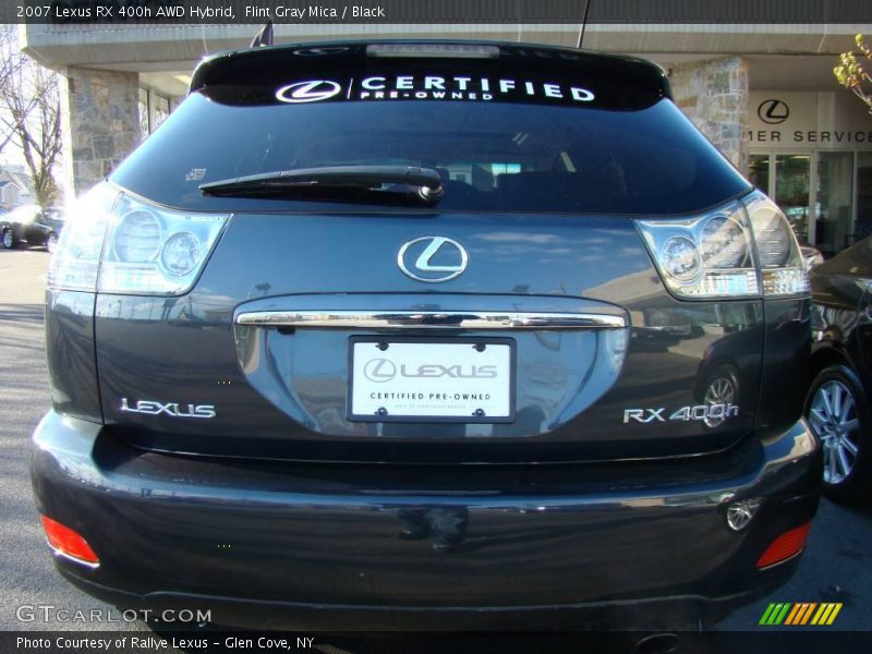 Flint Gray Mica / Black 2007 Lexus RX 400h AWD Hybrid