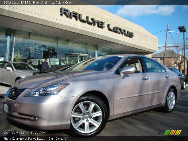 Moon Shell Mica / Light Gray 2009 Lexus ES 350