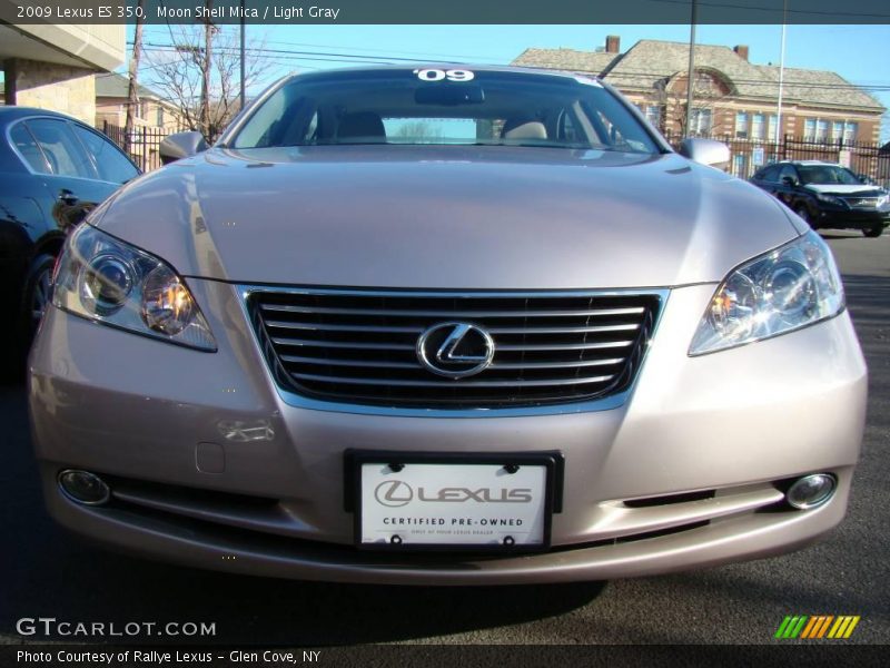 Moon Shell Mica / Light Gray 2009 Lexus ES 350