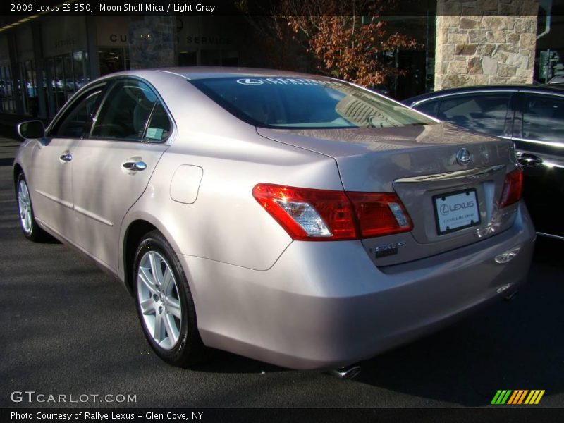 Moon Shell Mica / Light Gray 2009 Lexus ES 350