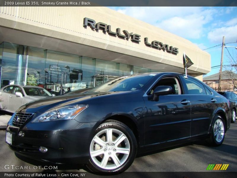 Smokey Granite Mica / Black 2009 Lexus ES 350