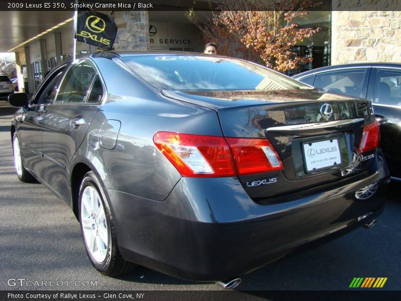 Smokey Granite Mica / Black 2009 Lexus ES 350