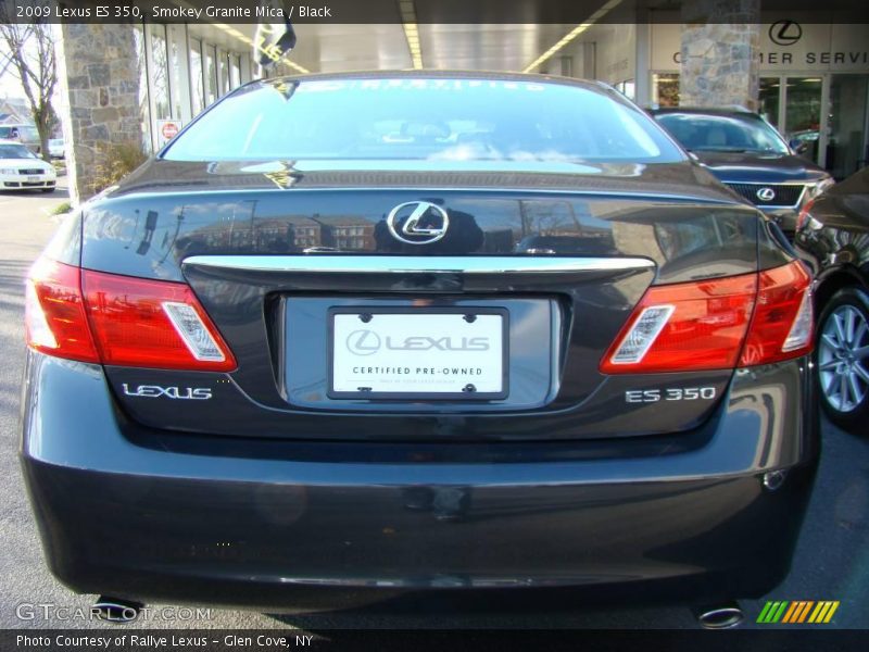 Smokey Granite Mica / Black 2009 Lexus ES 350