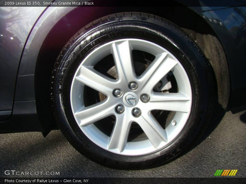 Smokey Granite Mica / Black 2009 Lexus ES 350
