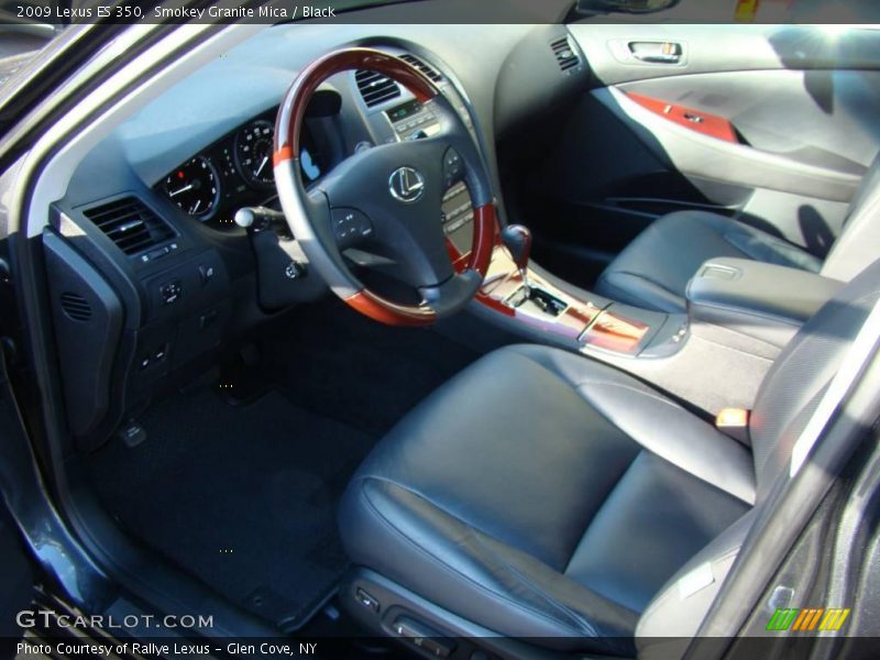 Smokey Granite Mica / Black 2009 Lexus ES 350