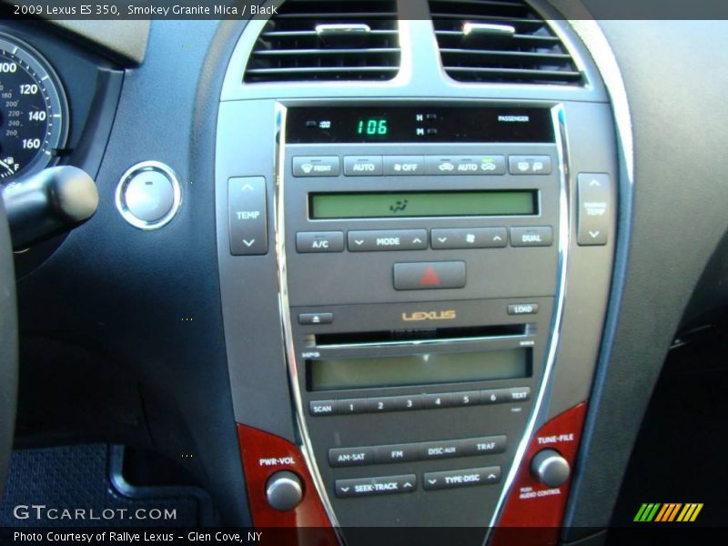 Smokey Granite Mica / Black 2009 Lexus ES 350