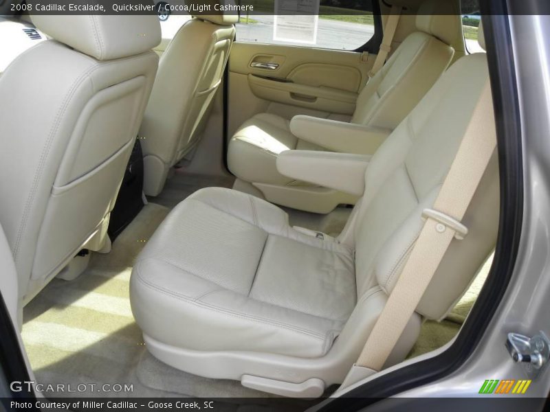 Quicksilver / Cocoa/Light Cashmere 2008 Cadillac Escalade