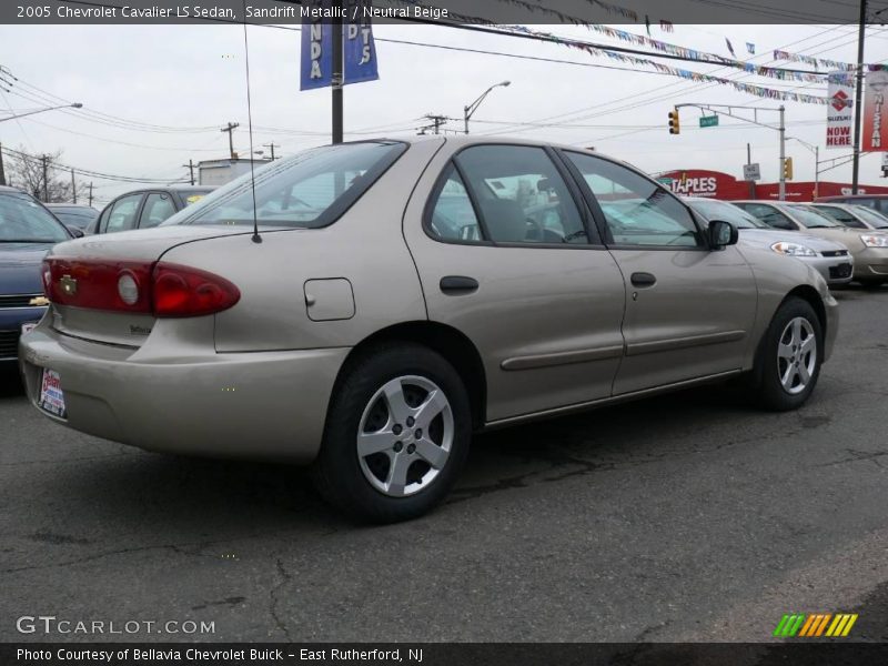Sandrift Metallic / Neutral Beige 2005 Chevrolet Cavalier LS Sedan