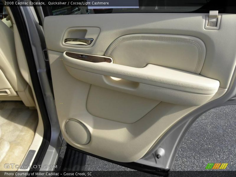 Quicksilver / Cocoa/Light Cashmere 2008 Cadillac Escalade