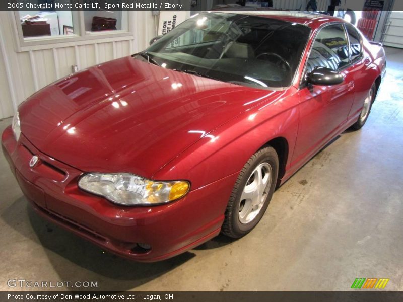 Sport Red Metallic / Ebony 2005 Chevrolet Monte Carlo LT